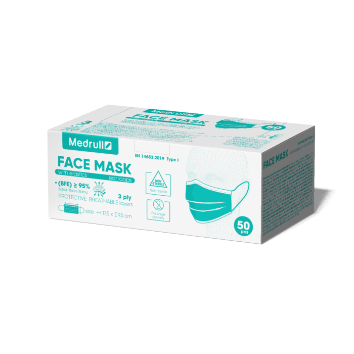 1000013200_Medrull_Face_Mask_kirurginen_kasvonsuoja_50_kpl_pakkauskuva_Pakkauskuva18247_jpg