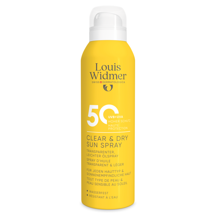 Widmer Clear & Dry Sun spray 50 200 ml kuva 2