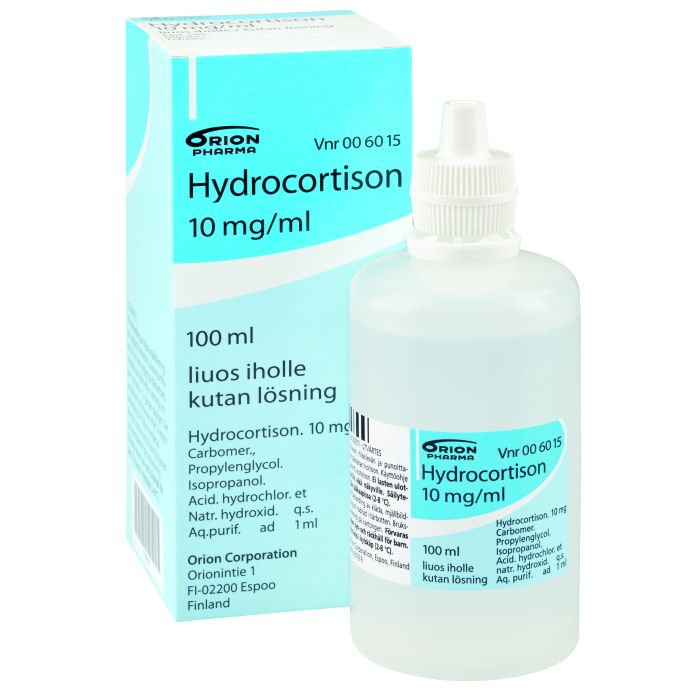HYDROCORTISON liuos iholle 10 mg/ml 100 ml kuva 1