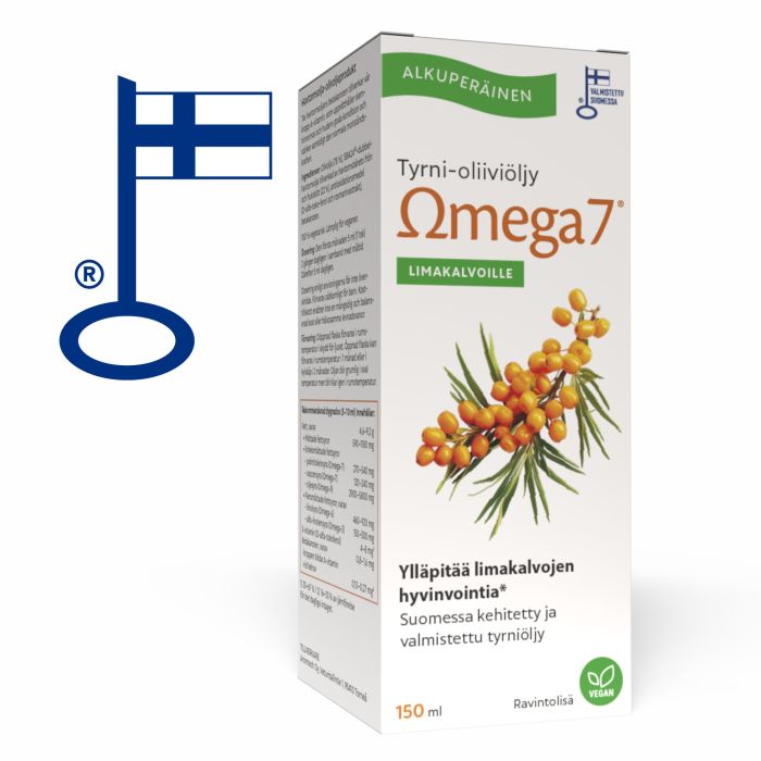 Omega7 Tyrni-oliiviöljy FIN 150 ml kuva 4