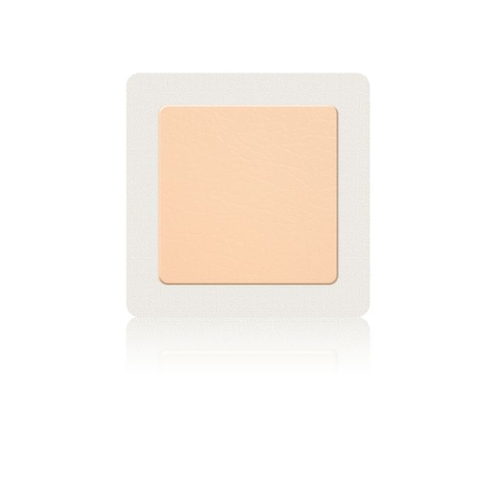 Kliniderm Foam Silicone Thin Border kiinnittyvä sidos 7,5 x 7,5 cm 5 kpl