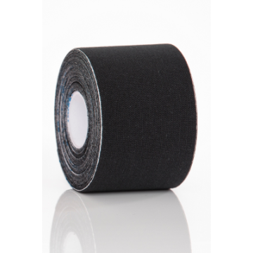 Gymstick Kinesiology Tape black 5cm x 5m 1 kpl