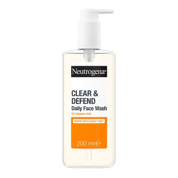 Neutrogena Clear & Defend Facial Wash puhdistusgeeli 200 ML