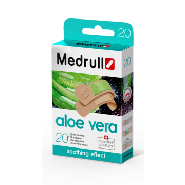 Medrull Aloe Vera antibakteer. laastari 20 kpl
