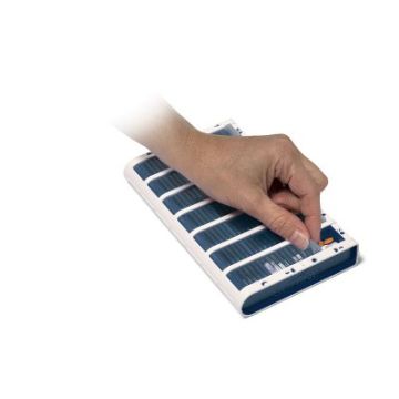 Schine Pill Box L lääkeannostelija suomenkielinen sininen 1 kpl