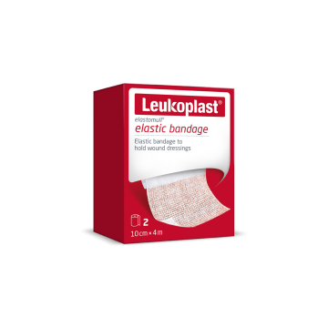 LEUKOPLAST ELASTOMULL 10CMX4M WHITE (79996-08) 2 KPL