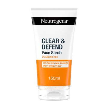 Neutrogena Clear & Defend Facial Scrub kuorintavoide 150 ML
