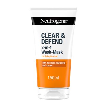 Neutrogena Clear & Defend Wash-Mask puhdistusnaamio 150 ML