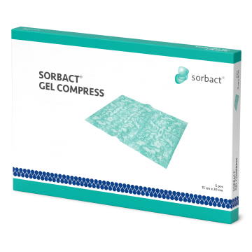 Sorbact Gel Compress 15 cm x 20 cm (98180) 5 kpl