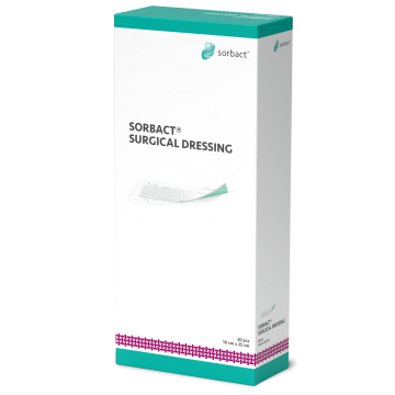Sorbact Surgical Dressing 10 cm x 25 cm 98144 20 kpl
