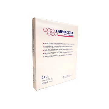 MEDS FARMACTIVE NON ADERENTE Silikoniverkko 7,5x10 cm 10 kpl