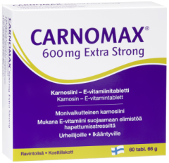 Carnomax 600 mg Extra Strong 60 tabl