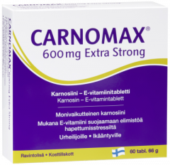 Carnomax 600 mg Extra Strong 60 tabl