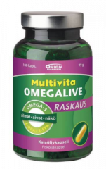 MULTIVITA OMEGALIVE RASKAUS&IMETYS 100 kaps