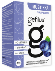 Gefilus Mustikka purutabletti     60 kpl