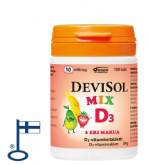 DEVISOL MIX 10 MIKROG IMESKELYTABLETTI 100 TABL