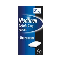 NICOTINELL LAKRITS lääkepurukumi 2 mg 96 fol